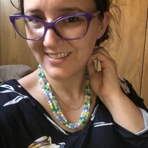 Vintage Beaded Layered Necklace - Picture 5 of 17